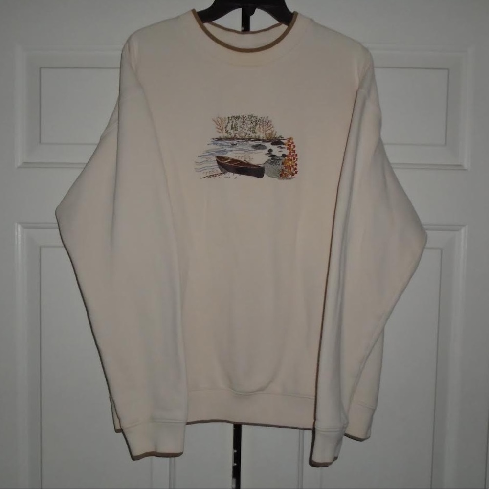 Vtg Lakeside embroidered sweatshirt